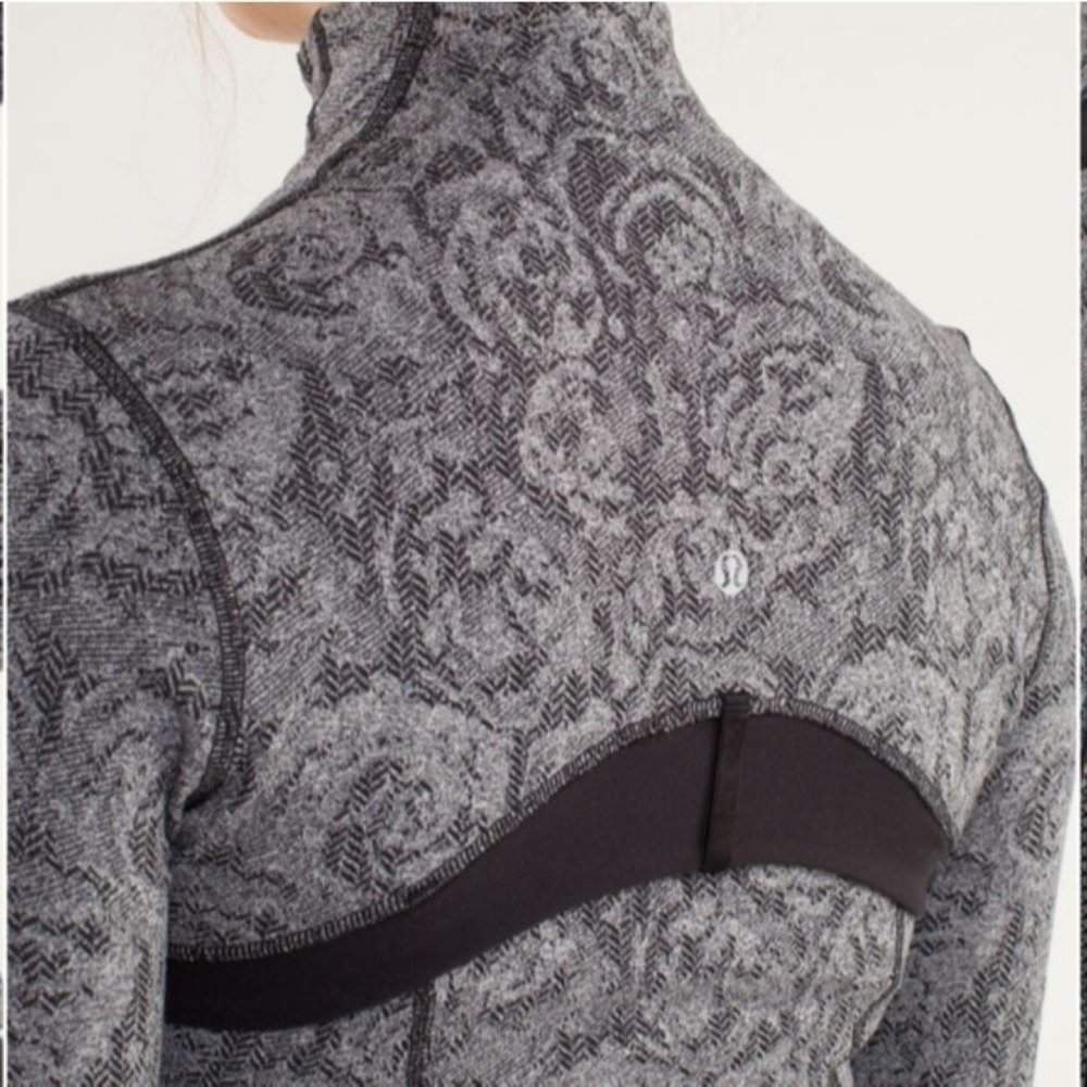 Lululemon Define Jacket *Brushed Rose Herringbone Black / Black - Picture 7 of 14
